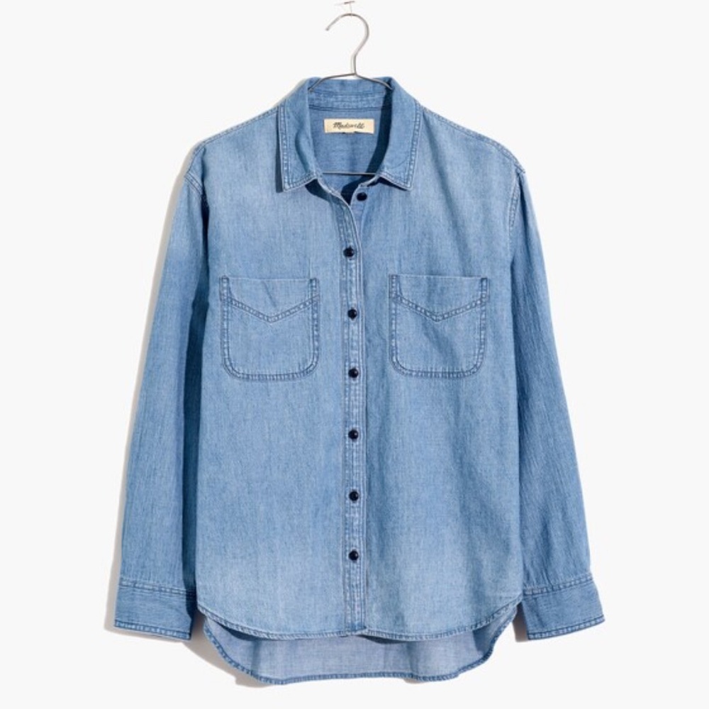 Madewell Denim Classic Ex-Boyfriend Shirt in Haviland Wash